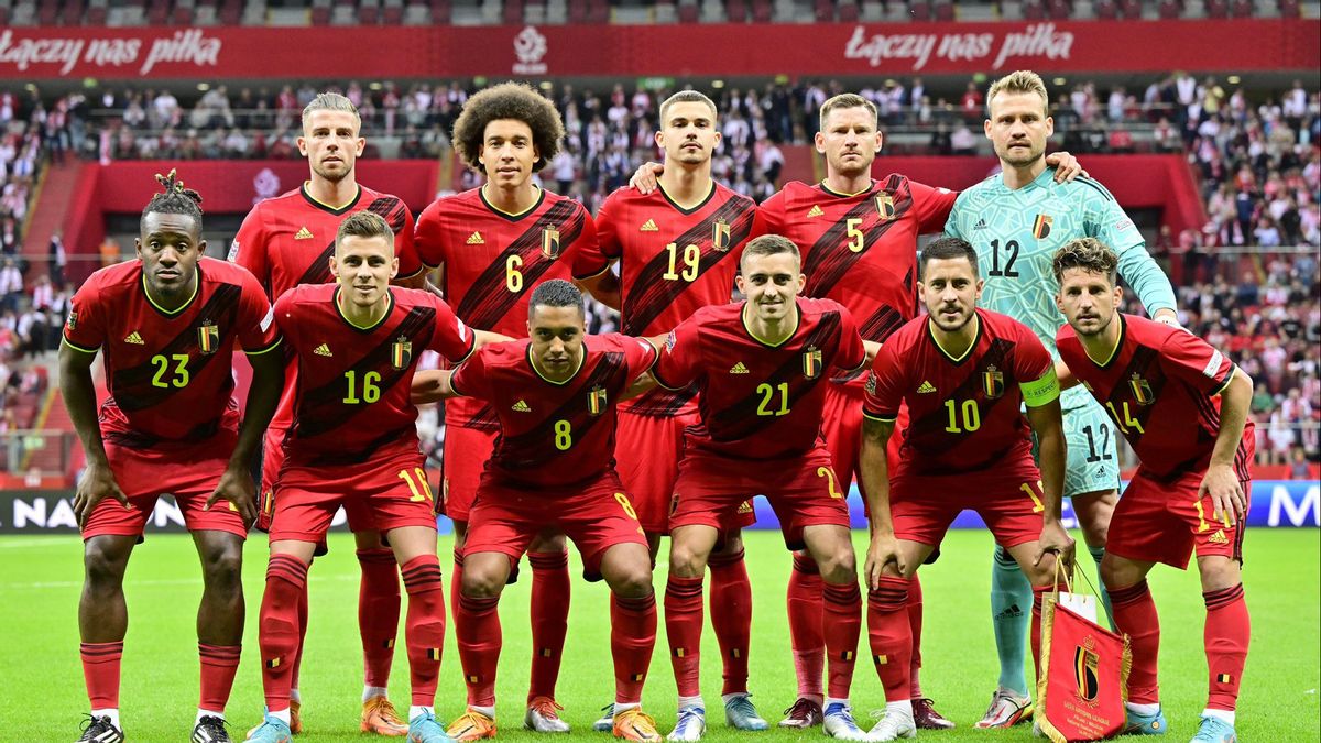 team photo for Belgium