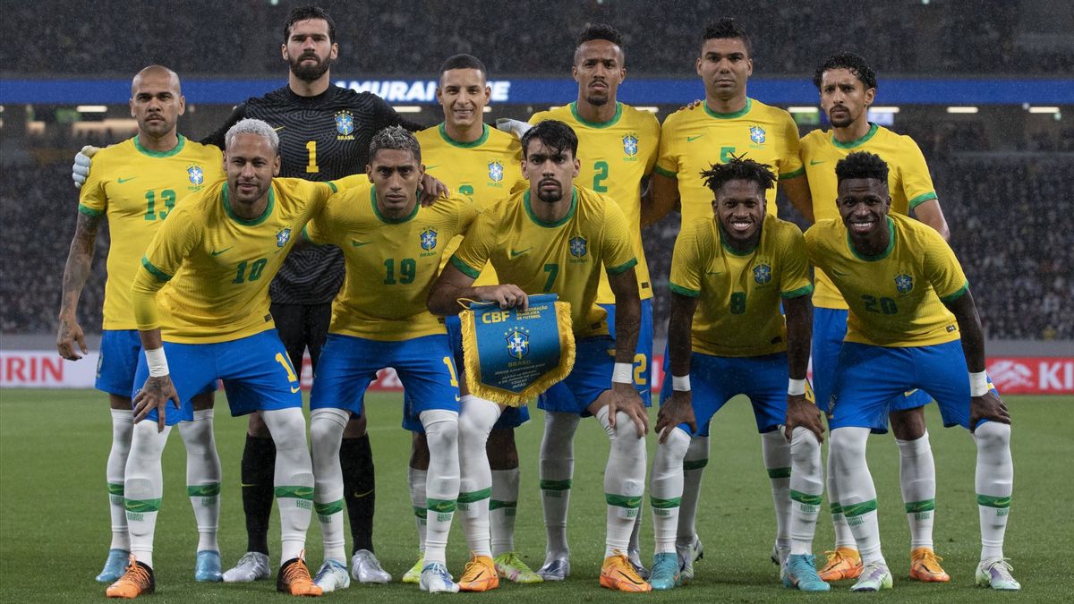 team photo for Brazil
